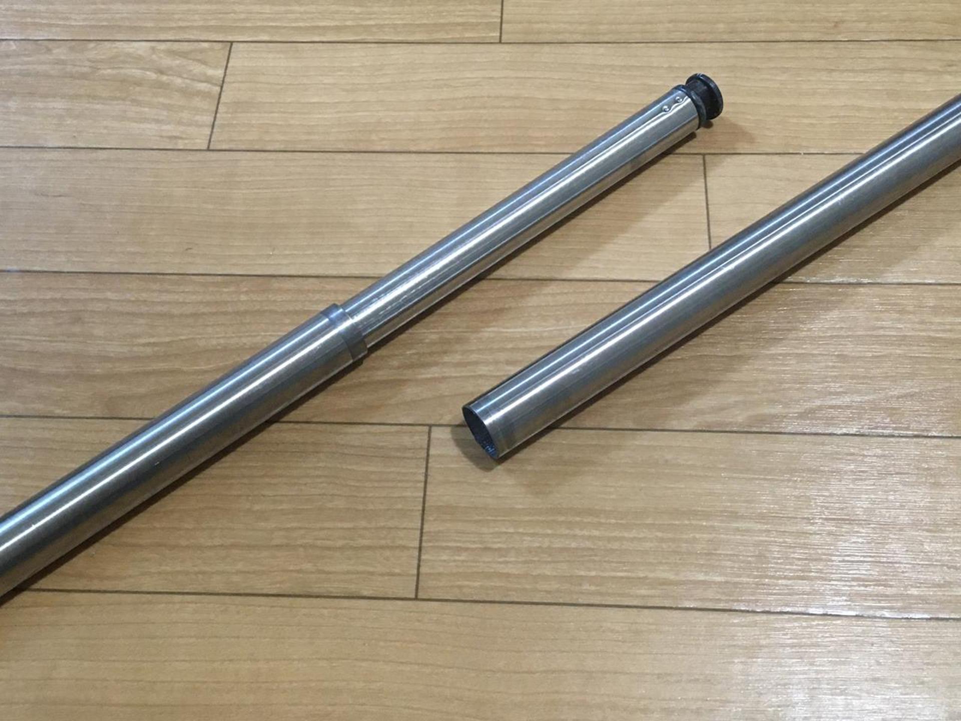 物干し竿の処分にパイプカッターを使ってみた